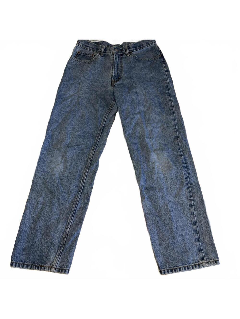 Levi's 550 Loose Fit Mens 32 x 32 Work R Casual Blue Denim Jeans Classic